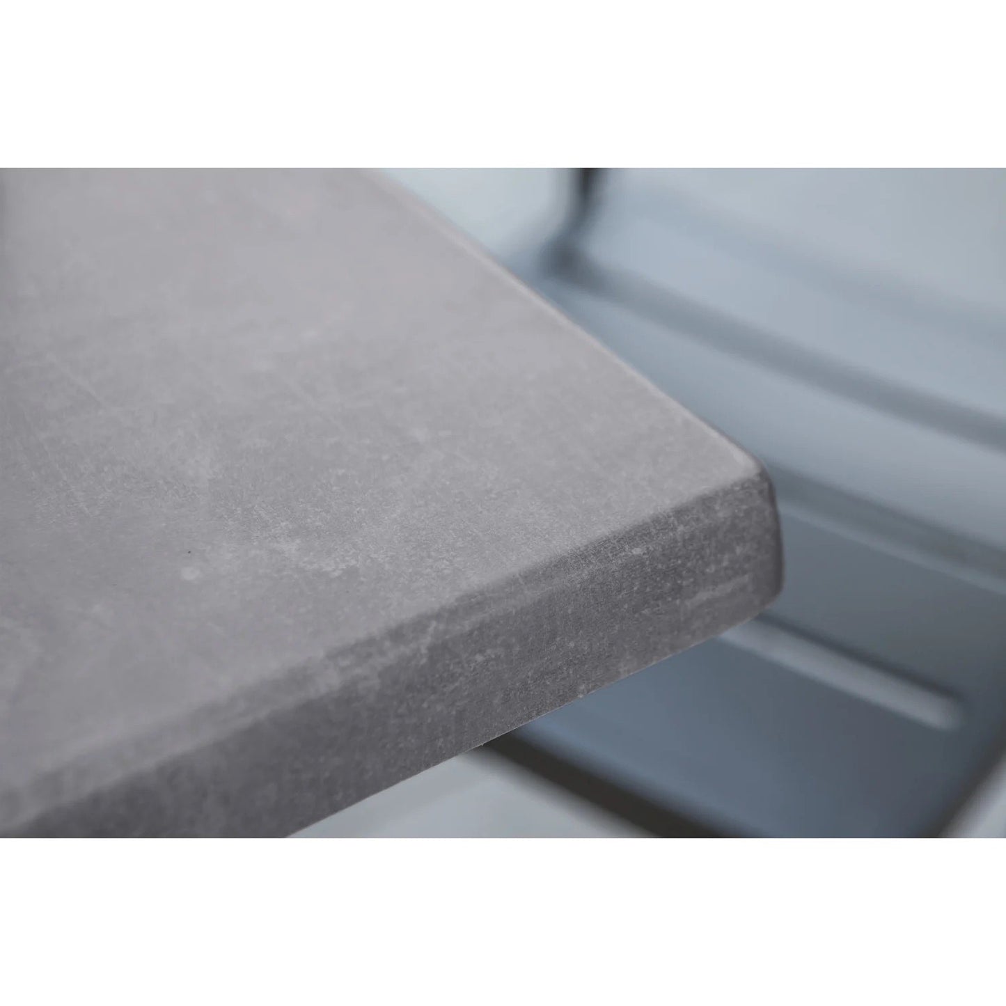 Plateau carré 60 cm, effet Béton pour VIREOO PRO